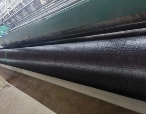 Jaring naungan matahari ukuran kustom warna hitam, untuk pertanian luar ruangan, penghalang UV dan mudah dipasang - Product Image 6