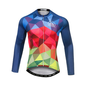 Maillot de Ciclismo Personalizado con Malla Transpirable, Tejido de Secado Rápido que Absorbe la Humedad, con Logotipo y Patrón para Hombres y Mujeres, para Ciclismo de Montaña y Carretera - Product Image 1