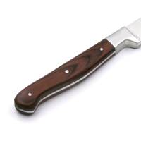 Couteaux à steak professionnels turcs durables en acier inoxydable avec manche en bois Pakka, respectueux de l'environnement