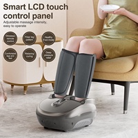Nowcozy Shiatsu masseur de pieds et de jambes avec masseur de jambes à Compression d'air thermique pour le mollet de Circulation pour le soulagement de la douleur
