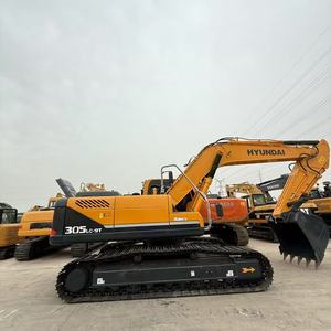 Excavatrice sur chenilles Hyundai 305LC-9T d'occasion avec moteur diesel à bas prix pour la vente-Utilisation en construction - Product Image 4