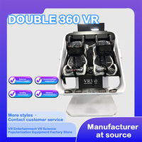 Mini Montagnes Russes en Réalité Virtuelle 2 Places 9D Chaise VR à Mouvement à 360 Degrés Simulateur de Vol VR à Vendre