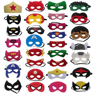 DAMAI Safari Jungle Animal Party Face Cover for Kids Felt Animals Cartoon Face Accessory for Woodland Theme Birthday Party - Product Image 2