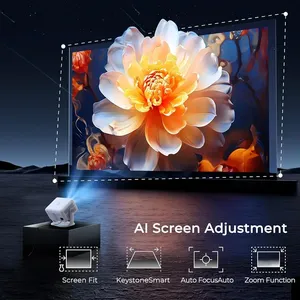 Dazzler rạp chiếu phim tại nhà máy chiếu LED proyector <span class=keywords><strong>1080p</strong></span> Video di động <span class=keywords><strong>Android</strong></span> thông minh wifi <span class=keywords><strong>1080p</strong></span> Máy chiếu Mini 4K - Product Image 6