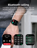 Reloj Inteligente IP68 con Pantalla Táctil HD de 1.85'', Llamadas por Voz con IA, Monitor de Salud, Aplicación de Salud, Reloj Deportivo Multifuncional