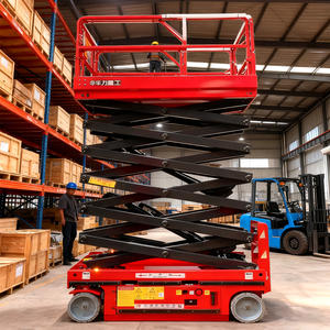 Plataforma Elevadora de Tijera Eléctrica de Alta Resistencia de 4m 6m 8m <span class=keywords><strong>10m</strong></span> 12m 14m 16m para Trabajos Aéreos - Product Image 1