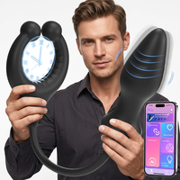 Masseur vibrant à 10 vitesses contrôlé par application, stimulation, charge magnétique USB, étanche, plug anal, jouets sexuels pour hommes
