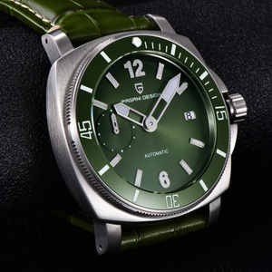 Montre Pagani Design PD-1820 pour homme, nouvelle, 43 mm, luxe, saphir, acier inoxydable, mécanique automatique, étanche 100 mètres - Product Image 4