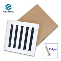 VANORM Couvercle d'évent moderne 10x10 registres et grilles