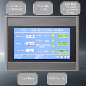 220V AC một pha tĩnh Đồng LCD thông minh SVC tự động không tiếp xúc điện áp ổn định/điều chỉnh - Product Image 2