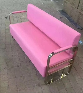 Hot Selling Modern Beauty Furniture <b>Bench</b> Beauty Salon Waiting Chair Salon - Product Image 1