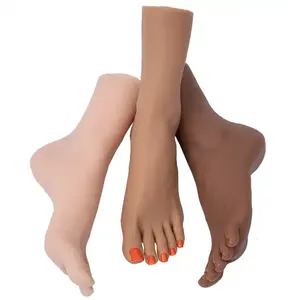 Fábrica al por mayor proveedor <span class=keywords><strong>de</strong></span> <span class=keywords><strong>uñas</strong></span> salón manicura práctica <span class=keywords><strong>pie</strong></span> entrenamiento pantalla suave silicona práctica pies <span class=keywords><strong>para</strong></span> <span class=keywords><strong>uñas</strong></span> - Product Image 3