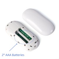 Producto Popular, Control Remoto Universal Inalámbrico RF de 6 Botones, Plástico ABS Blanco, para Hogar Inteligente, 433mhz y 2.4G