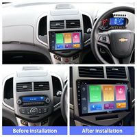 Lecteur Multimédia Android Universel Portable MeiHua 9 "pour Chevrolet Aveo Sonic 2012-2016 Autoradio Stéréo GPS Navi DSP DVD