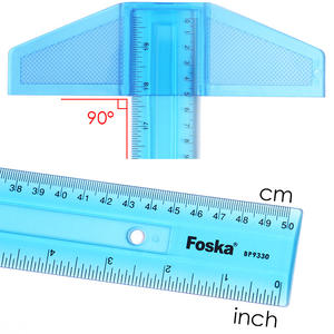 Règle <span class=keywords><strong>en</strong></span> T Foska, impressions précises et durables, dessin, 20 pouces/50 cm, règle <span class=keywords><strong>en</strong></span> T junior transparente pour le dessin, l'esquisse et la conception - Product Image 4
