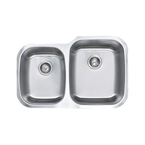 [BAEKJO] Évier double bac en acier inoxydable 1.2T ultra durable de type européen BD813 pour la maison et les restaurants - Product Image 1