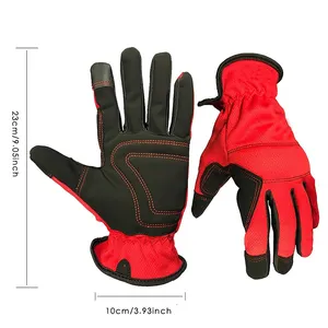 Mechanics Impact Gloves Padded Palm Knuckles Touch Screen Hand Safety Protection Gears