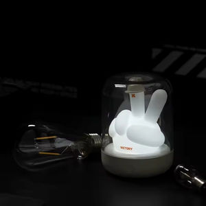 Lampe de chevet LED rechargeable Victory Light avec capteur tactile, mignonne, pour chambre à coucher, sommeil et enfants - Product Image 5