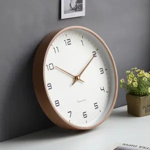 Cheap Promotion Modern Simple Clock Wall Round Design Plastic Wall Clock