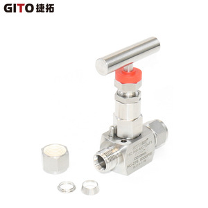 Hastelloy Manual Stop Control Double Ferrule <b>Needle</b> <b>Valve</b> 10mm HC-276 High Temperature and High Pressure - Product Image 3