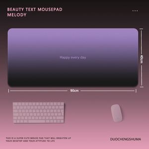 Premium Gradient Mouse <b>Pad</b> with Black and pink Colors, Minimalist Style, Oversized Morandi Gaming Office Keyboard <b>Desk</b> <b>Pad</b> - Product Image 3