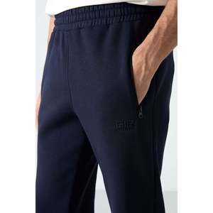 Pantalones Deportivos Air Jones para Hombre, Forrados en Felpa, Color Azul Marino - Modelo Carlo 84942 - Pantalones Jogger Cómodos e Informales - Product Image 3