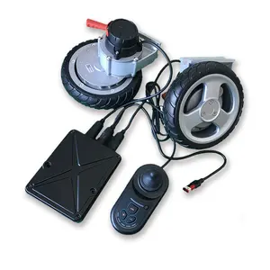 24v electric wheelchair conversion kit 250w 500w wheelchair motor and joystick controller for folding power wheelchair