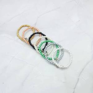 Venta al por Mayor de Misbaha YASEEN Étnica de Lujo con Imitación de Perlas, 6mm, 33 Cuentas, Tasbih Elástico para Muñeca, Joyería Religiosa Islámica - Product Image 1