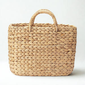 Bolso de Jacinto de Agua Cuadrado y Elegante con Asa de Botón, Gran Capacidad, Estilo Vintage, Tejido Decorativo, para Bodas y Eventos Globales - Product Image 1