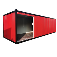 Maison préfabriquée légère en acier 20 pieds préfabriquée emballage plat maison modulaire en conteneur ondulé pour usage domestique