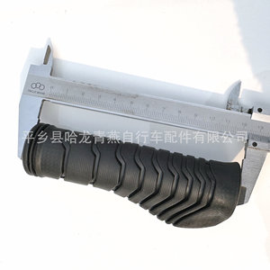 Poignées de guidon de vélo 125 mm en caoutchouc souple antidérapant non imperméable pour VTT noir - Product Image 3