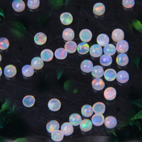 Opale naturelle du Guangdong la plus vendue, pierre précieuse en vrac, taille ovale, changement de couleur, multicolore, 2 mm-4 mm, prix de gros, fabrication artisanale