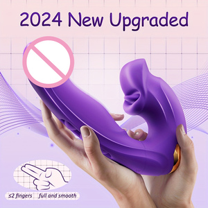 Rotating Ball <b>Vibrator</b> with Wide Mouth Interlocking Tongue, 1 Vibration Mode & 5 Lick Suck Modes Women Self Pleasure Adult toy - Product Image 2