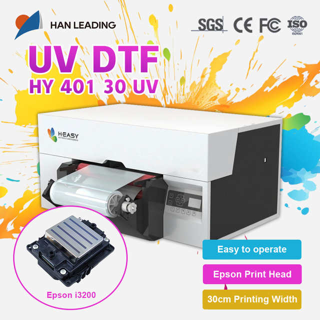 New A3 UV DTF Flatbed Printer with Pigment Ink I3200 U1HD Printhead Automatic Online Support Video Tutorial Global Shipping