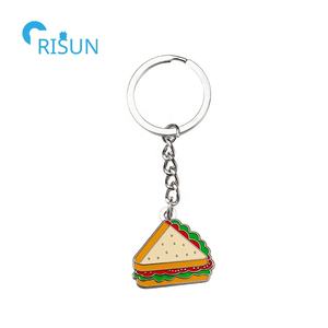 พวงกุญแจแซนวิชแสนอร่อยพร้อมเคลือบโลโก้ออกแบบได้ตามต้องการ - Product Image 4