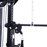Système d'entraînement de force LONEXFIT Commercial tout-en-un : Rack de musculation et double machine Smith