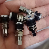 Capuchon anti-poussière de valve de pneu de moto TR161 de 33 mm, tige courte de valve de pneu de voiture TR161
