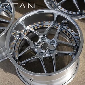 ล้อฟอร์จอลูมิเนียม ZFAN Custom แบบ 2/3 ชิ้น ขนาด 18-24 นิ้ว 5x114.3 PCD ขอบลึก ดีไซน์หลายก้าน ทาสี - Product Image 2