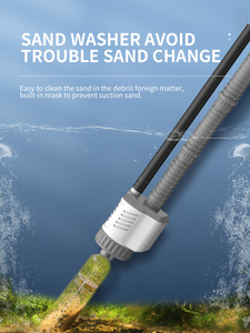 <span class=keywords><strong>Yee</strong></span>-limpiador de tanque de peces eléctrico, cambiador de agua, limpiador de pecera, filtro de grava de acuario - Product Image 5