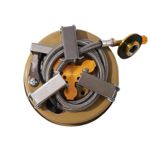 Estufa de gas de mesa de tres cabezas de alta eficiencia de combustión Estufa de camping al aire libre OEM - Product Image 3