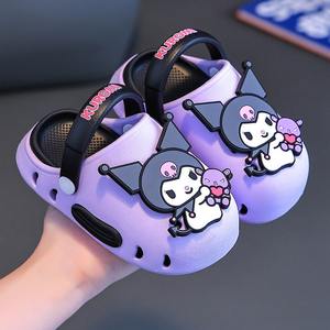 Baru Kuromi Melody anak-anak sepatu gua sandal pantai anti-selip sandal bawah lembut untuk anak-anak luar ruangan musim panas sepatu rendam - Product Image 4