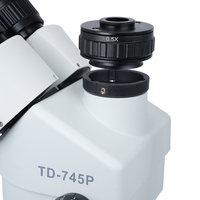 Caméra de microscope USB professionnelle SANQTID TD-B36 avec oculaire trinoculaire, résolution 1920x1080, vidéo haute définition, montage