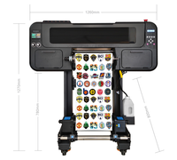 Imprimante DTF UV 3D Hoson Board A3 (30 cm) à double tête I1600, imprimante de logos 3D, imprimante d'étiquettes TPU pour vêtements, vêtements de sport, t-shirts et casquettes