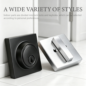 Serrures de porte carrées sans clé Tianyi de haute qualité en alliage de zinc pour la maison, l'hôtel, le bureau, la salle de bain et les toilettes - Product Image 3