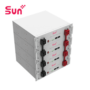 Batterie au lithium LiFePO4 SUNPLUS 5KWH, stockage, protection IP65, connexion hybride au réseau, sortie AC de qualité, BMS CAN, 300AH, empilable - Product Image 1