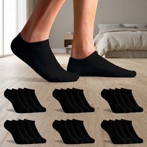 Mens No Show <b>Socks</b> Breathable Knitted Cotton Blend <b>Low</b> <b>Cut</b> Athletic Casual <b>Socks</b> Soft Stretch Lightweight Daily Sport Wear Style - Product Image 4