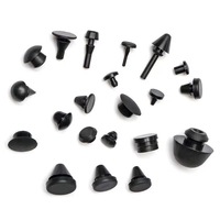 Bouchons de protection anti-poussière en caoutchouc silicone FKM pour tuyaux et trous d'eau, produits en caoutchouc silicone sur mesure