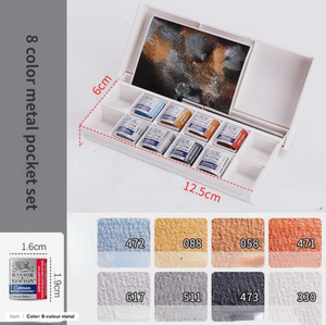 Windsor Newton Pro Grade solido acquerello pigmenti Pocket Set per tela serie Art nel ritratto del cielo del fiore paesaggio - Product Image 2