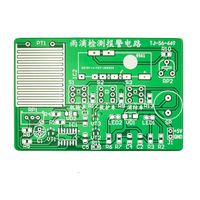 Kit Solder DIY Alarm Deteksi Tetesan Hujan, Papan Latihan Sirkuit Sensor Hujan, Modul Pelatihan Pengajaran Elektronik