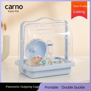 Grande <span class=keywords><strong>cage</strong></span> à hamster en plastique Golden Bear avec fermeture à bouton, <span class=keywords><strong>cage</strong></span> extérieure écologique pour petits animaux - Product Image 5